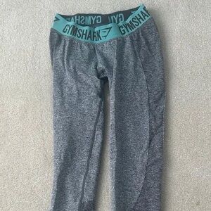 Gymshark Teal and Gray Leggings